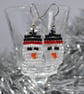 Beadwork Snowmen Earrings - Image 4