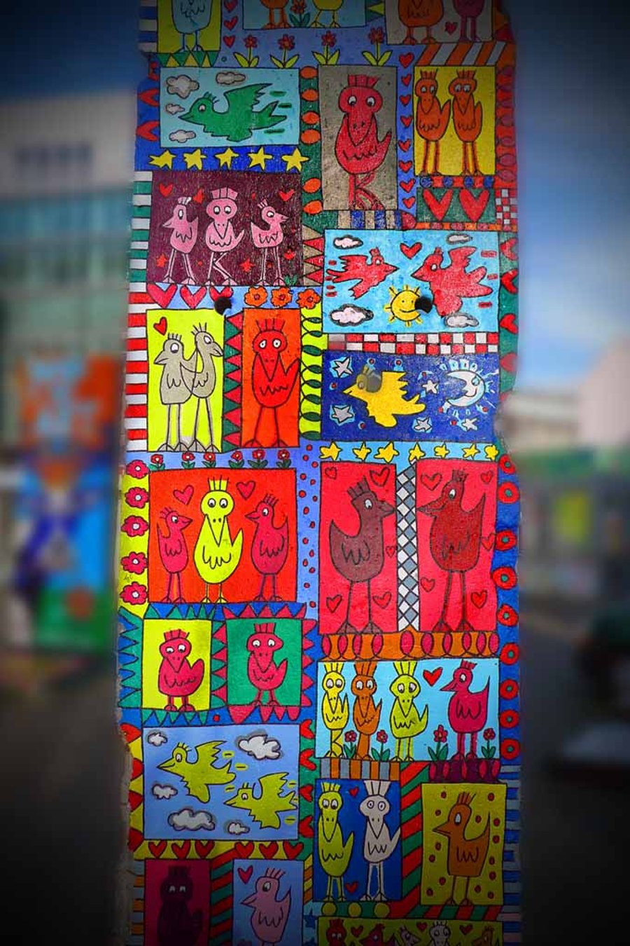 Berlin Wall Graffiti Artwork Street Art Mural Germany 12"x18" Print