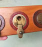 Vintage Tape Measure Key and Letter Rack 13 - Image 3