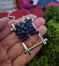 Sodalite Tree of Life Pendant Necklace (Sterling Silver) (One of a Kind) - Image 3