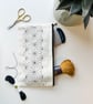 Sashiko Embroidered Pouch Kit, Learn 3 Sashiko Designs, Stick & Stitch Pattern - Image 4