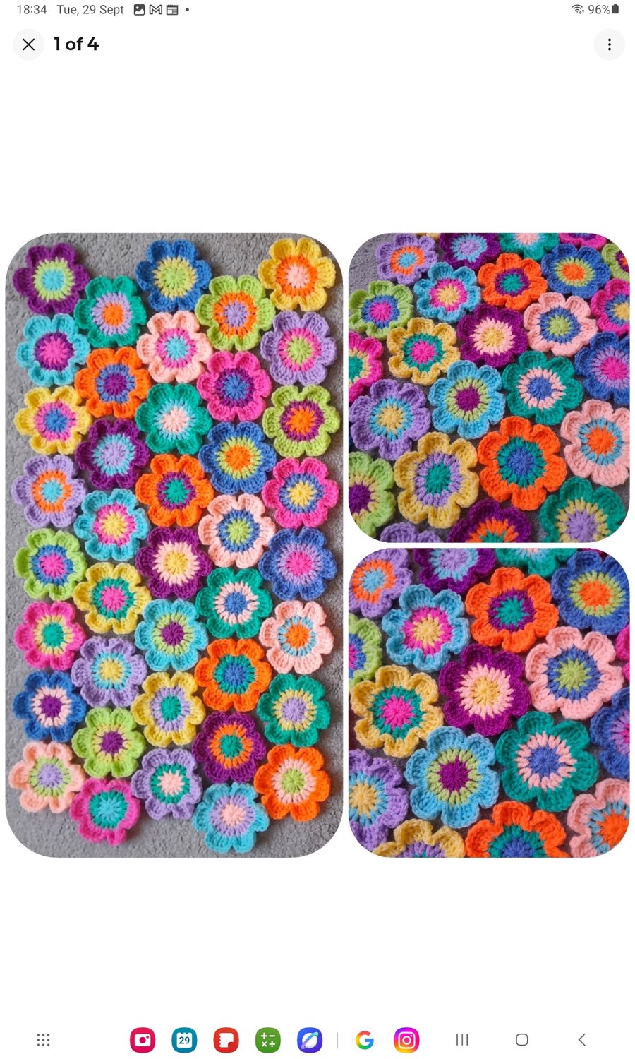 40 Crochet Funky Flowers 