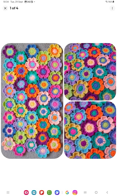 40 Crochet Funky Flowers 