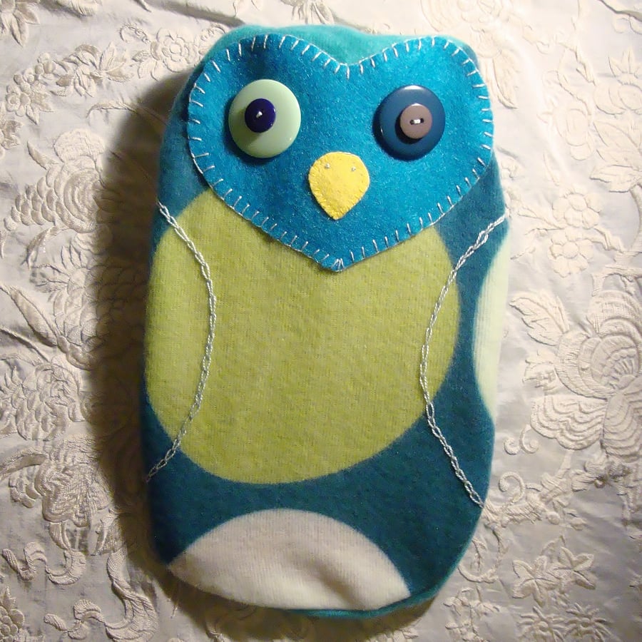 Cosy Owl Hot water Bottle Cover