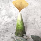 Mini Mountain Clay Bud Vase, Nature Inspired Ceramic Sculpture