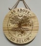 Beautiful Tree of life wooden plaque