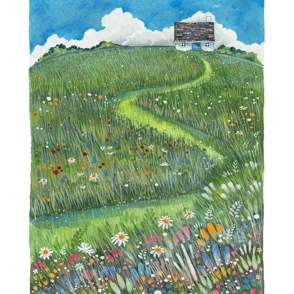 Daisy Hill Cottage - PRINT - Signed Limited Edition Giclee Print