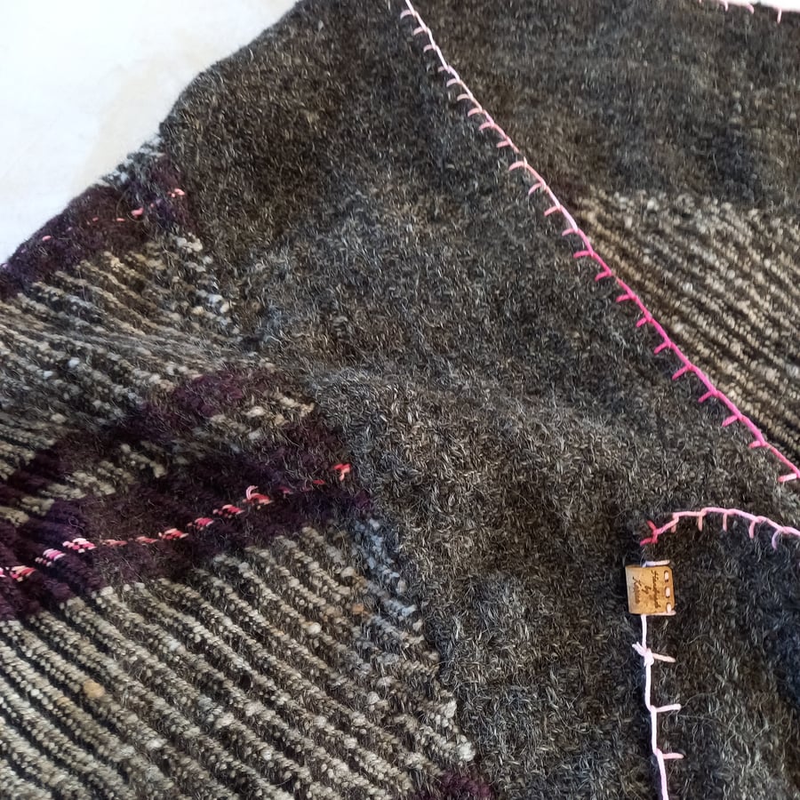  Handspun Handwoven Hebridean Blanket