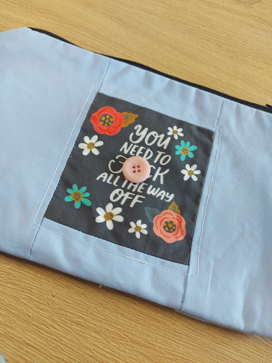 you need to f--k all the way off make up bag 