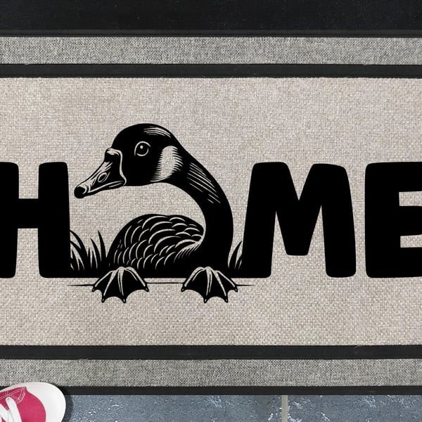 Goose Home Door Mat No.1 - All Weather - Goose Welcome Mat - 45x70cm 