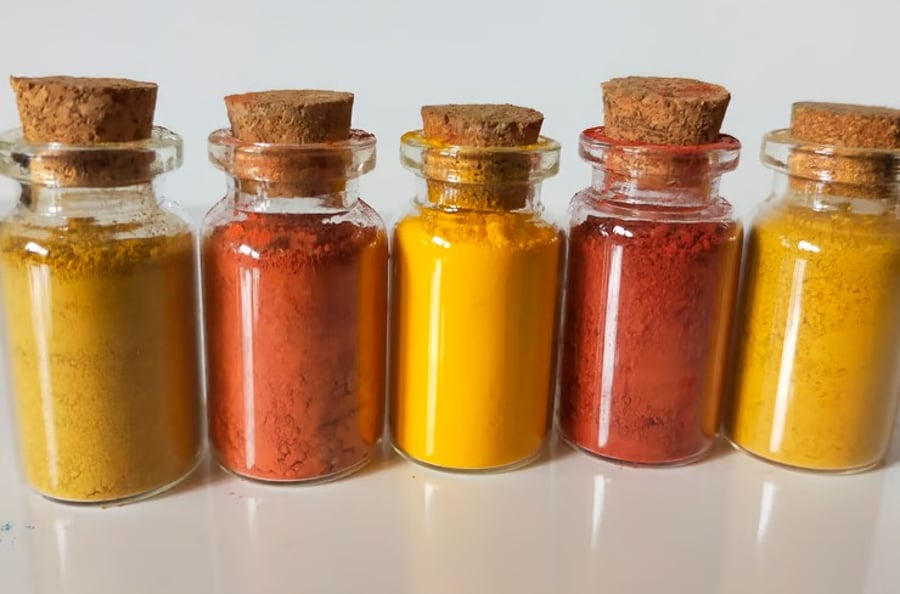 Reds and Yellows Set of 5  X  5gm