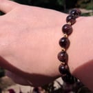 Ruby beaded bracelet
