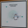 Sale - Penguin Christmas Card - Personalised