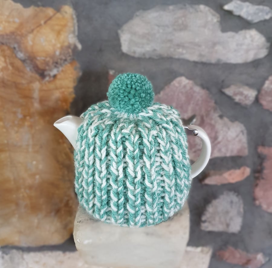 Vegan Tea Cosy, Cozy, Suki, For Life Stump Compatible, Hand Knitted