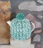 Vegan Tea Cosy, Cozy, Suki, For Life Stump Compatible, Hand Knitted