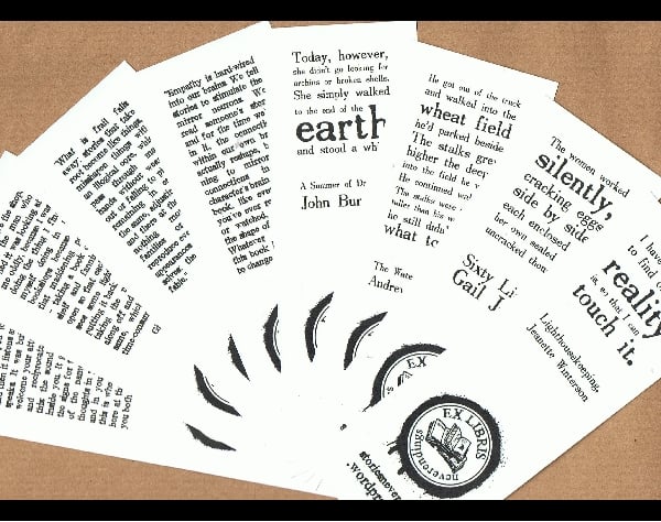 CLEARANCE - Set of 8 x bookish quotation bookmarks - a literary gift!