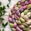 BFL, Rose Fibre and  Alpaca blend Spinning fibre 100g Spring Equinox