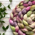 BFL, Rose Fibre and  Alpaca blend Spinning fibre 100g Vernal Equinox