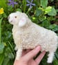 "Amelia" charming needle felted sheep  - Image 6