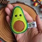 Pocket hug, little avocado small plush, letterbox gift