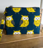 Project bag - a generously sized zipped pouch with detachable wristlet - Image 1