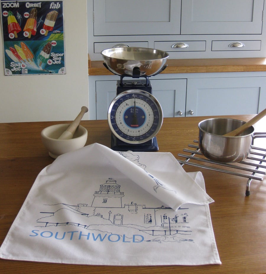 Southwold Lighthouse Tea Towel