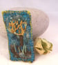 Hand embroidered needlefelt brooch  - Image 1