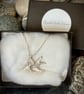Sterling silver swallow pendant - Image 3