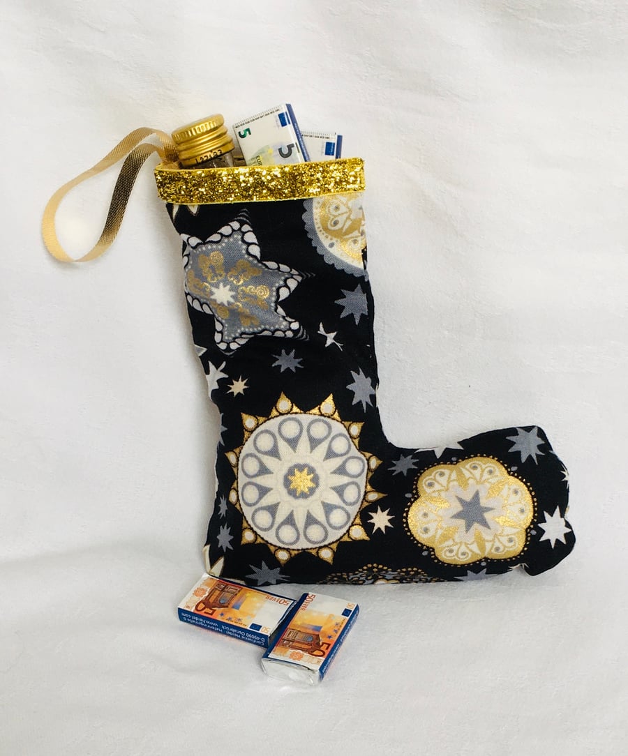 Luxury Small Christmas Stocking, Christmas Dcor, Tree Decorations.