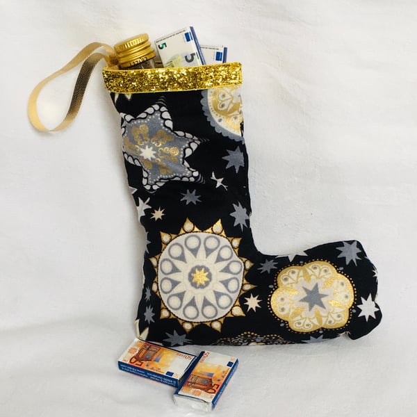 Luxury Small Christmas Stocking, Christmas Dcor, Tree Decorations.
