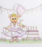 Birthday Card - Ballerina Mouse - Image 5