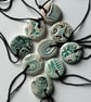 Set of 9 Ceramic Gift Tag: Little Keepsakes, Love Tokens