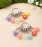 Flower Power Stitch Markers 