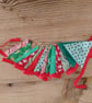 Handmade Christmas bunting decoration - Image 1