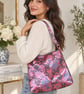Luxury Reversible Brocade Bag – 34x34 cm - Handmade Two-Sided Shoulder Tote Bag  - Image 1