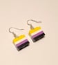 Lego LGBT Nonbinary Earrings - Image 3