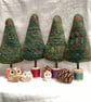 Christmas tree - printed tree with a violet coloured bobbin - Image 10