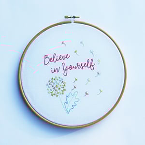 Believe in Yourself Hoop