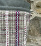 Cariad Bag - Berry range. Damson, Dusky Lilac & Prussian Blue.Handwoven in Wales - Image 7