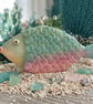 Handmade Clay Fish Wall Hanging