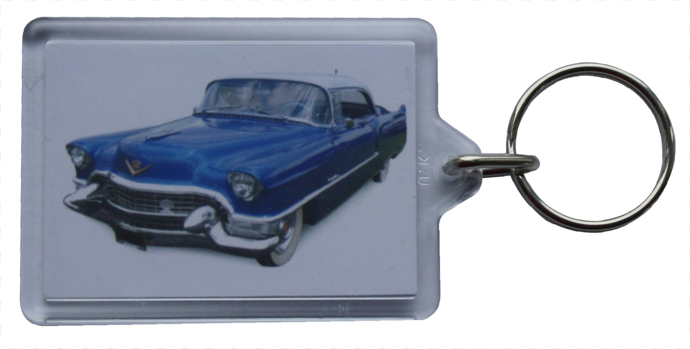 Cadillac Coupe de Ville Series 62 1955  - Keyring with 50x35mm Insert