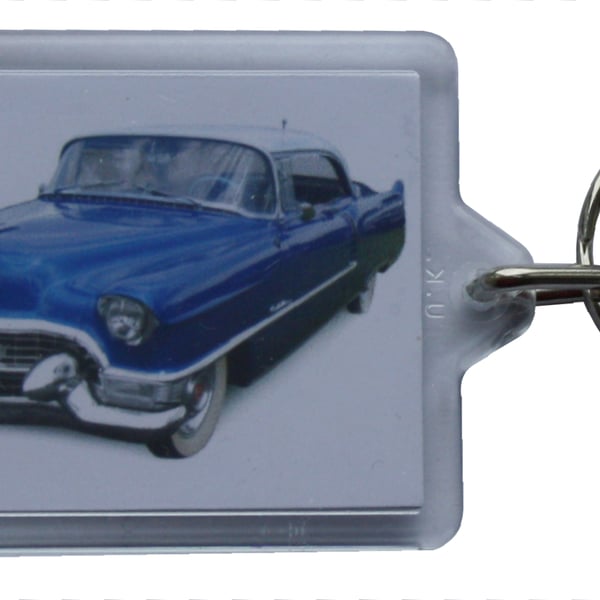 Cadillac Coupe de VillebSeries 62 1955  - Keyring with 50x35mm Insert