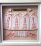 Personalized New Baby Shadow Box Frame: Pink Bear Theme - Image 5
