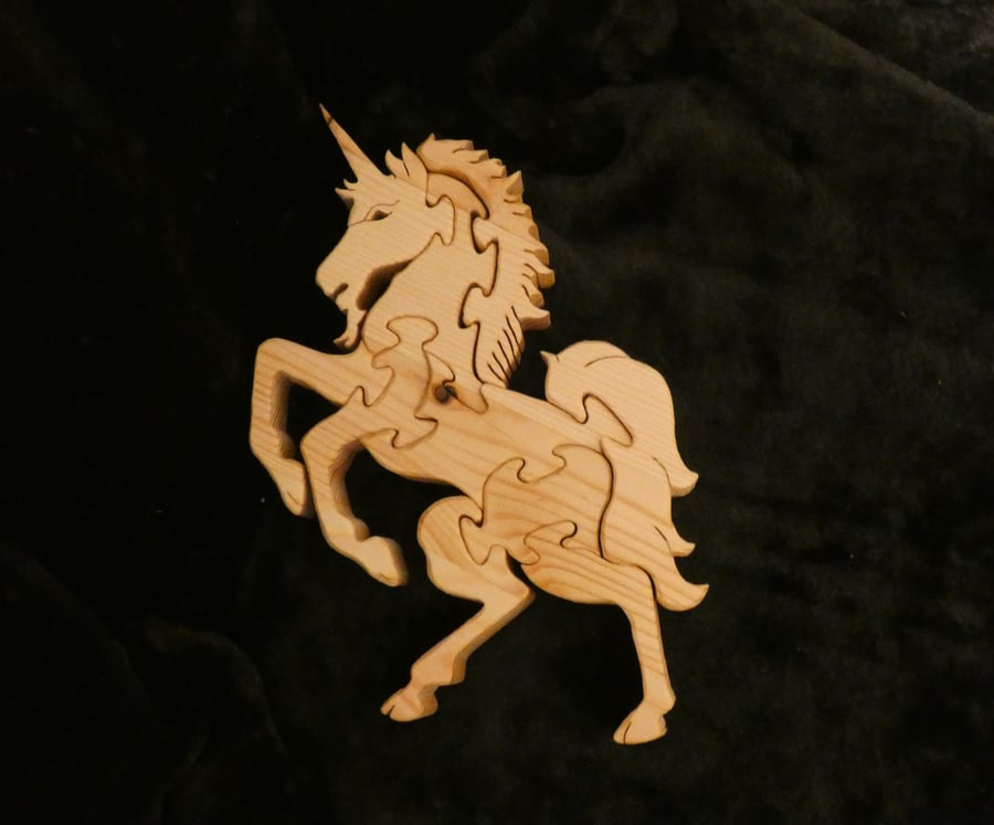 Unique Wooden Unicorn Jigsaw Puzzle