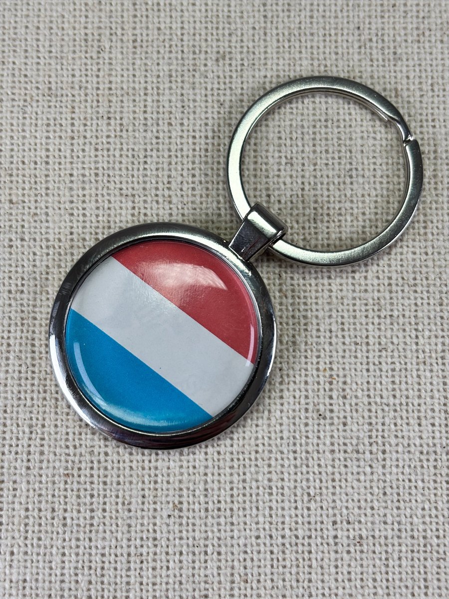 Luxembourg Flag Keyring