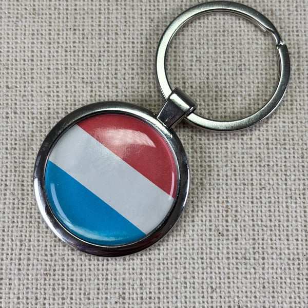 Luxembourg Flag Keyring