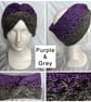 Knitted Two Colour Braided Ear Warmer - Image 6