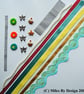 Handmade Polymer Clay Button Accessory Pack for Scrapbooking- Cardmaking  - Image 5