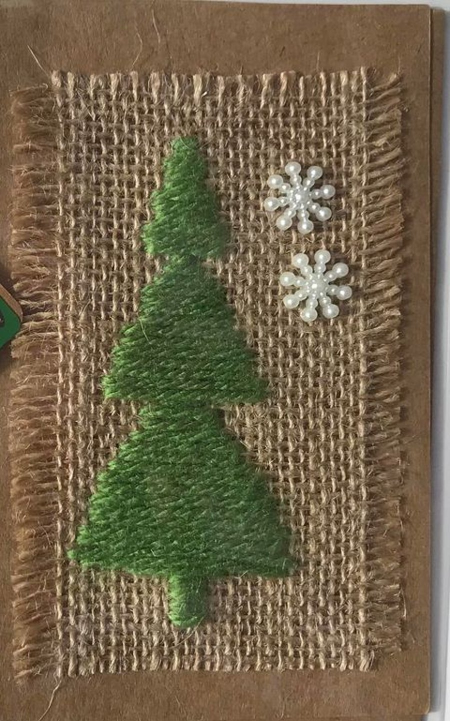 Christmas tree  and snowflakes