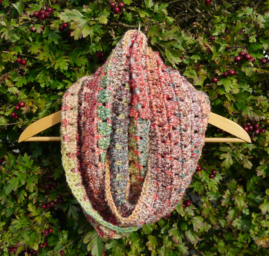 Crochet Infinity Scarf